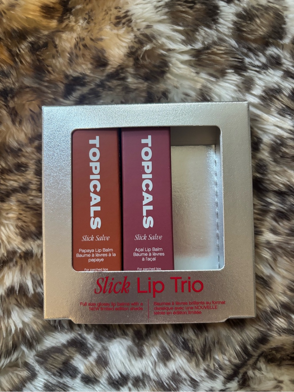 Topicals Slick Lip Trio - Pink & Brown Lip Balms